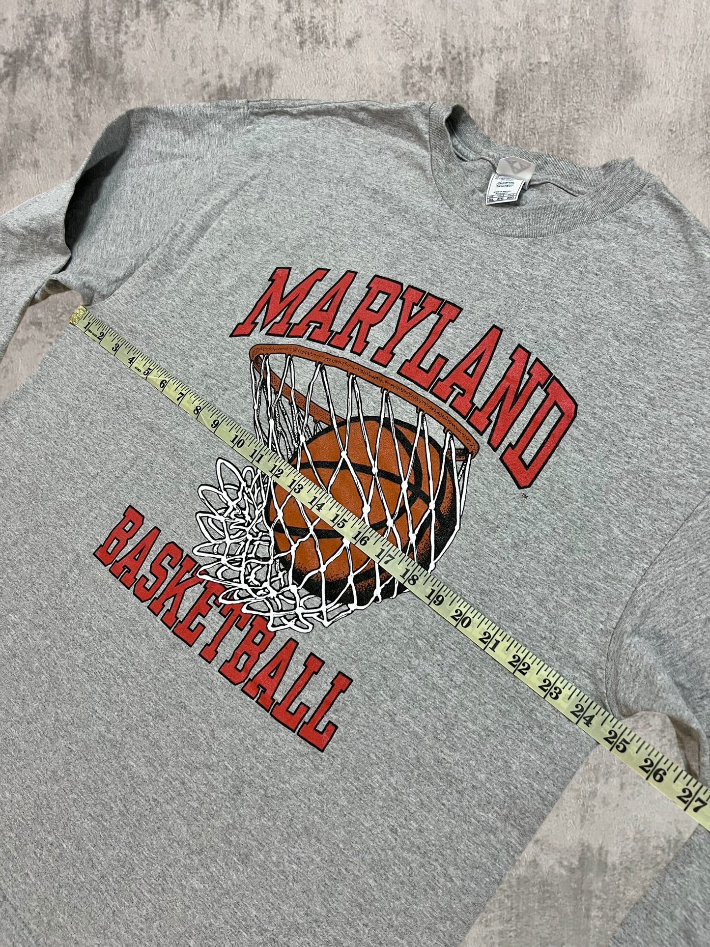Early-2000s University of Maryland Basketball Long Sleeve Tee (XXL)