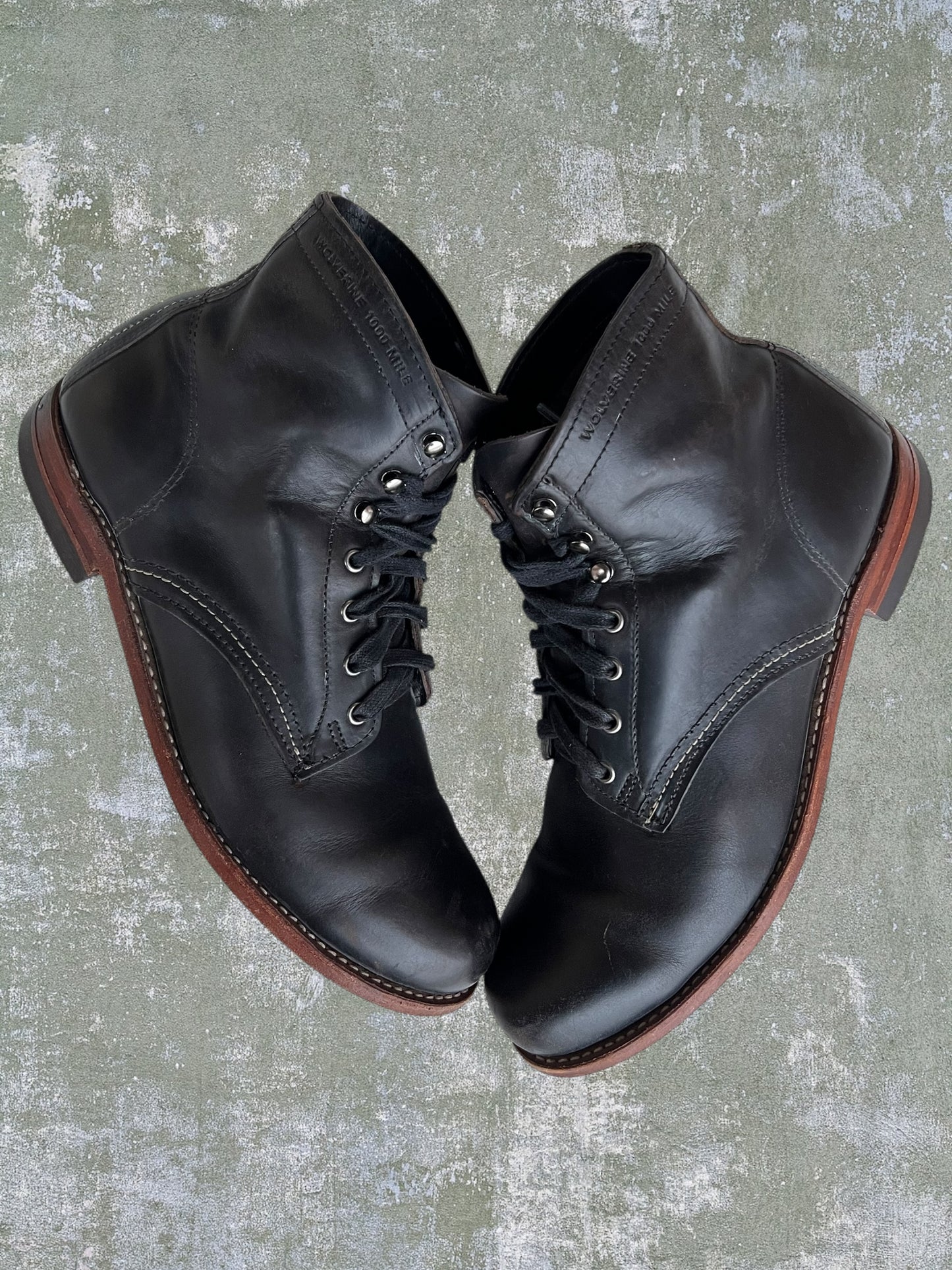 Wolverine 1000 Mile Plain Toe Boot (11)