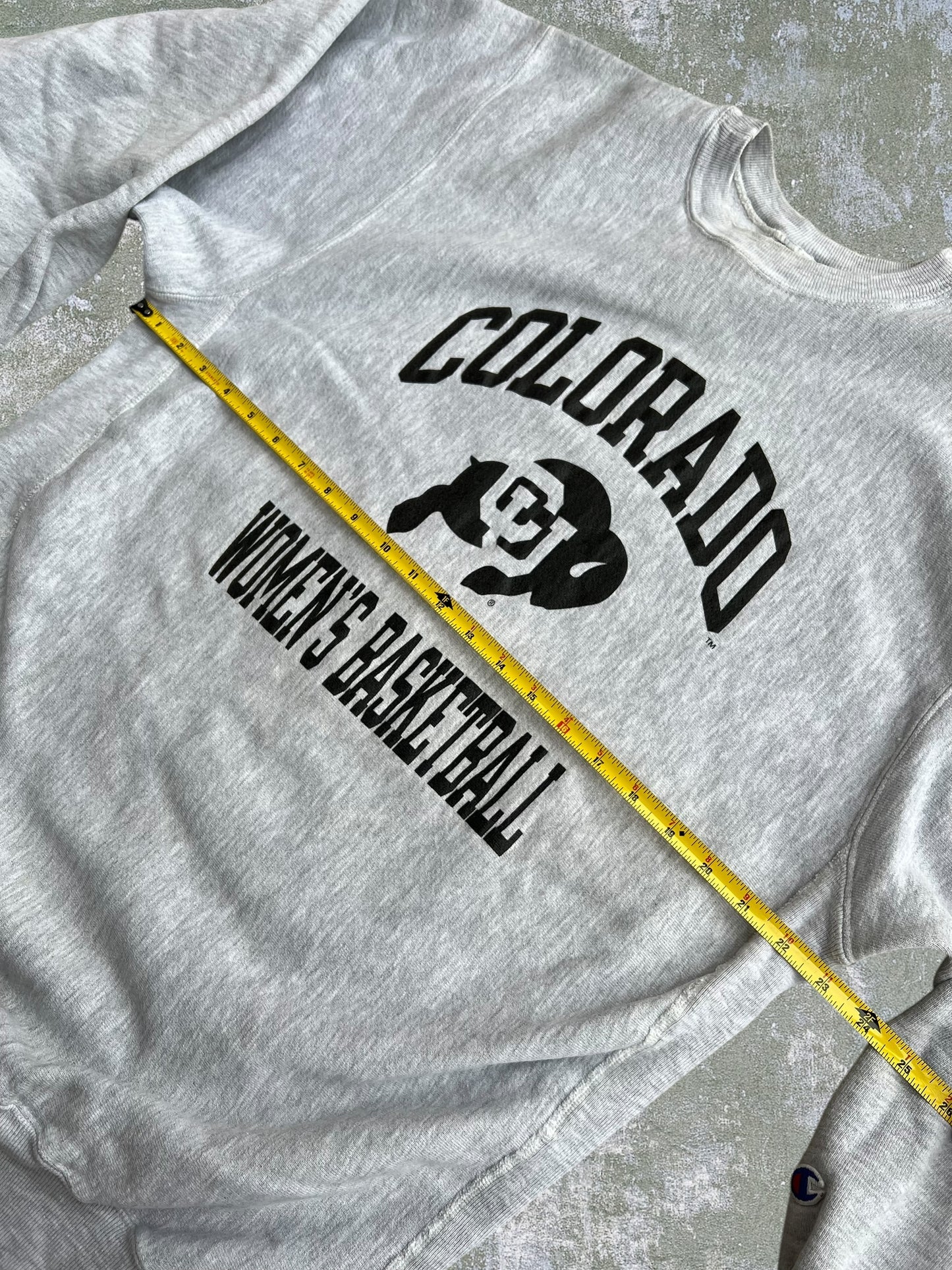 '90s Champion Reverse Weave Colorado Women's Basketball Crewneck (3XL)