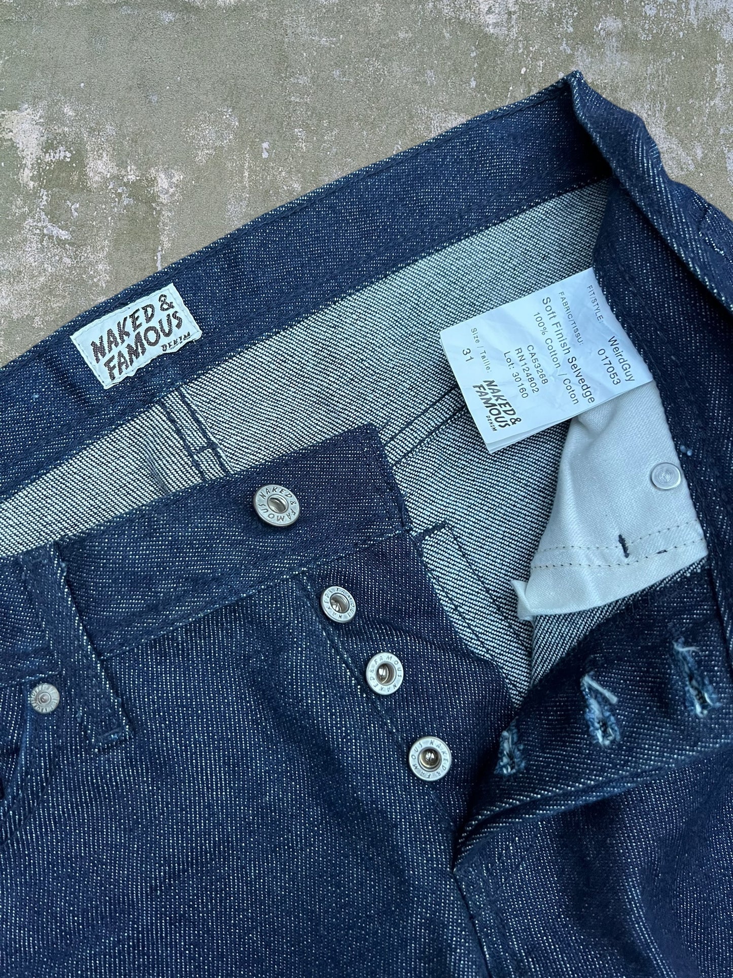 Naked And Famous Weird Guy Soft Finish Selvedge Jeans (31)