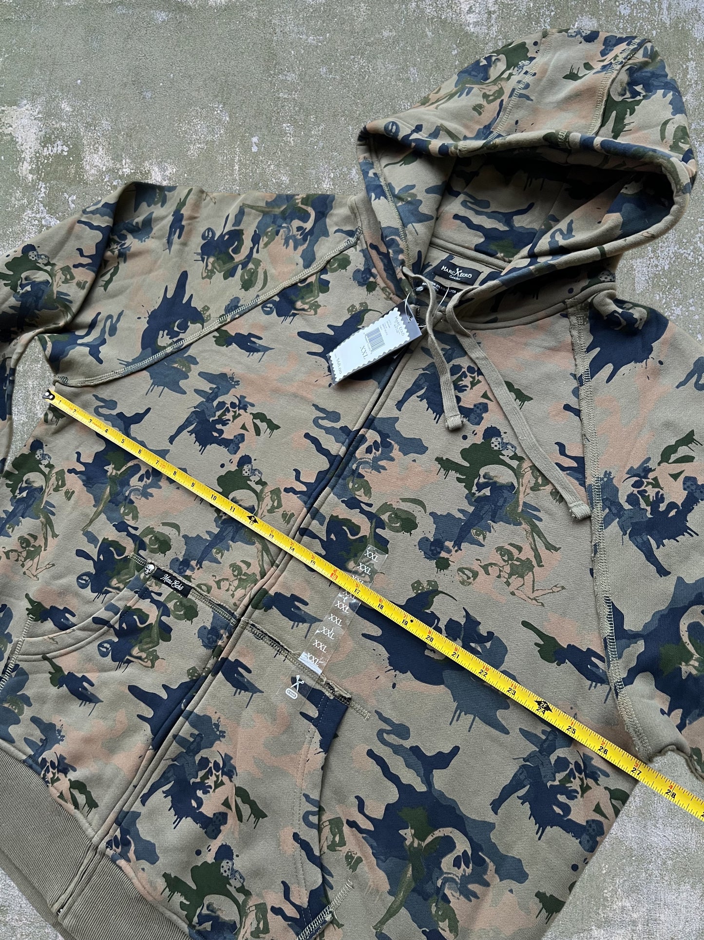 Early-2000s Marc Ecko Cut & Sew Zip Hoodie (XXL) (New With Tags)