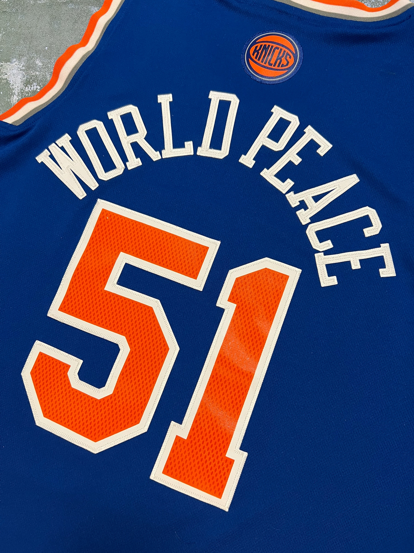 2014 Adidas Metta World Peace New York Knicks Jersey (L)