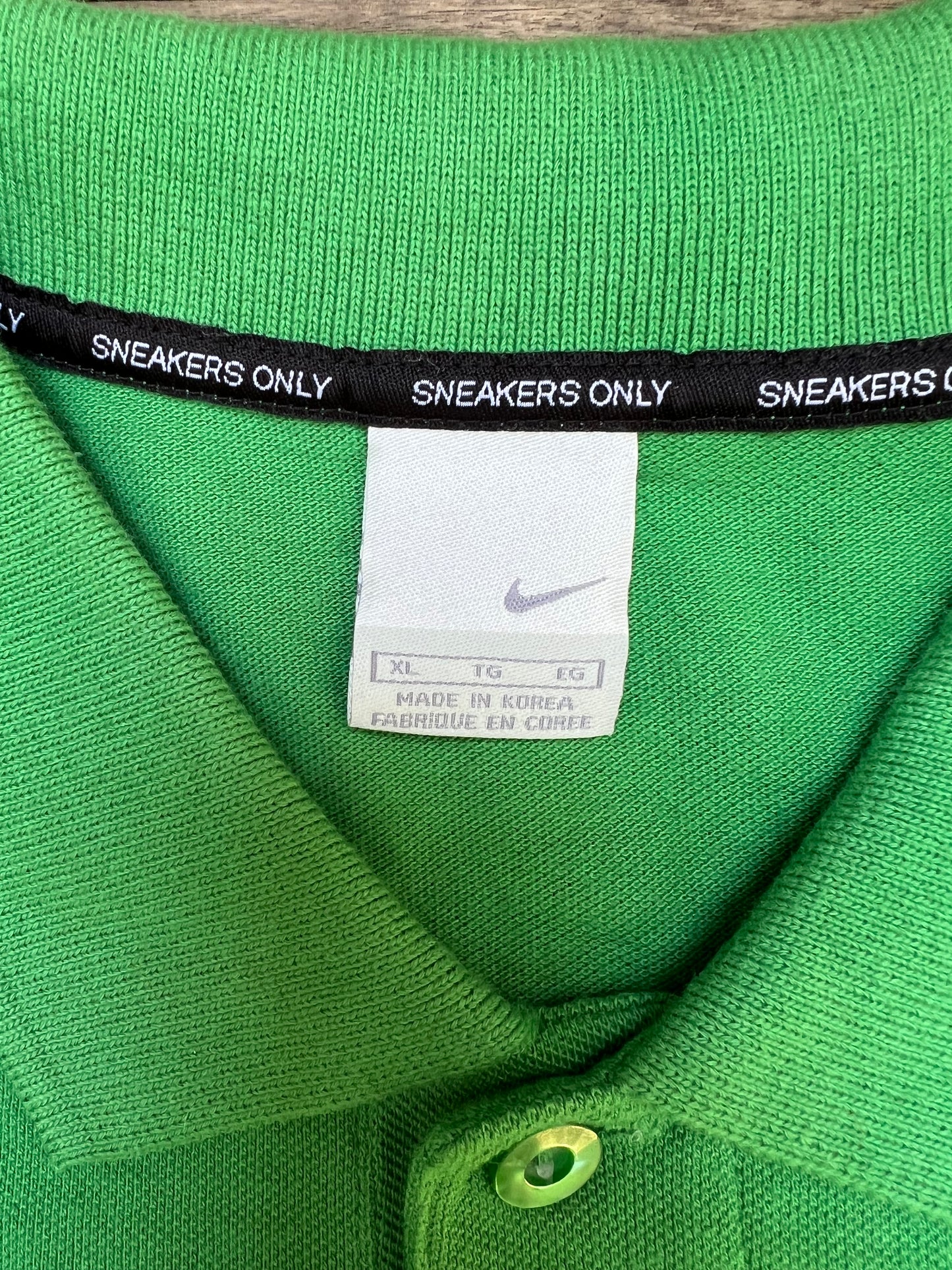 Early-2000s Nike SB Dunk Heineken Polo Shirt (XL)