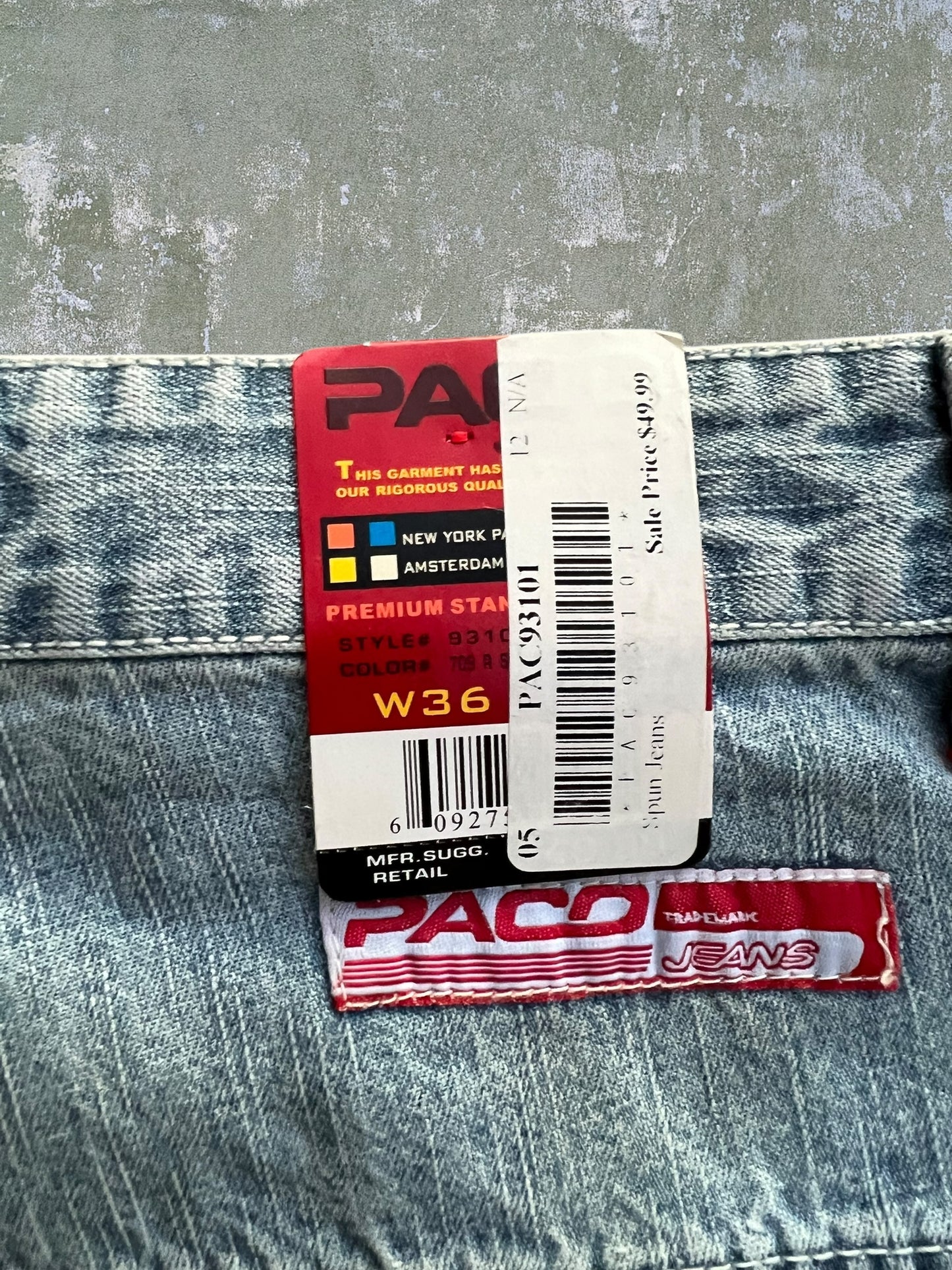 Early-2000s Paco Basketball Jeans (36x33) (New With Tags)