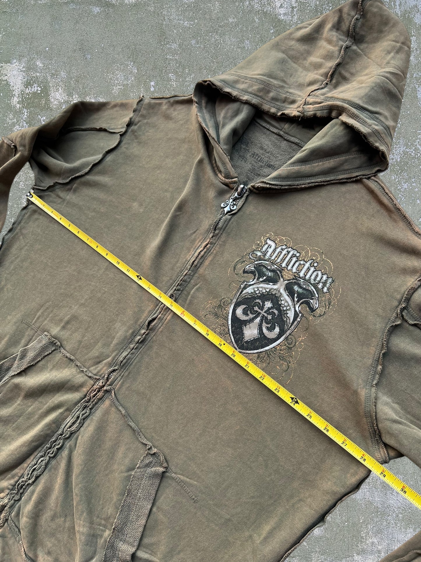 Early-2000s Affliction Zip Hoodie (XXL) (New With Tags)