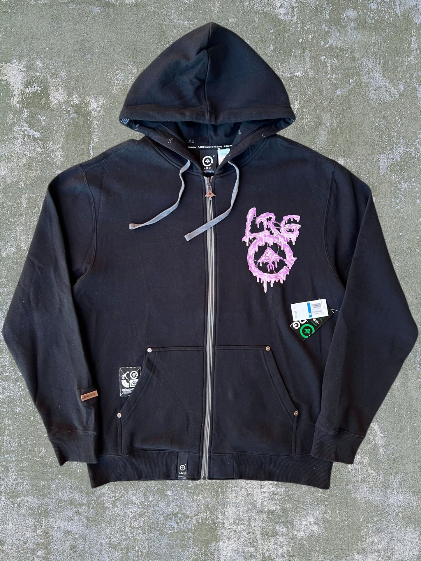 Early-2000s LRG Zip Hoodie (XL) (New With Tags)
