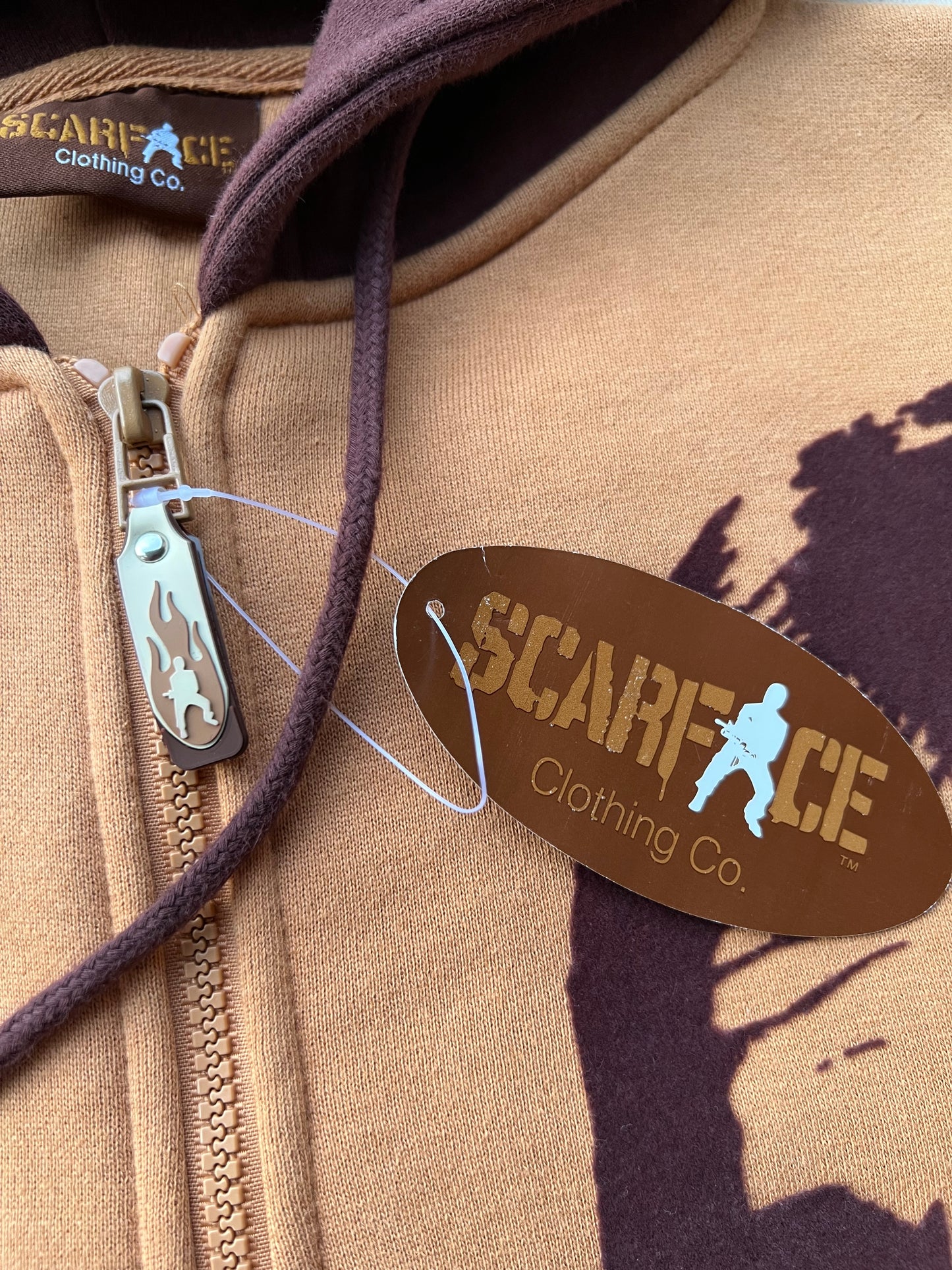 Early-2000s Scarface Clothing Co Zip Hoodie (XL) (New With Tags)