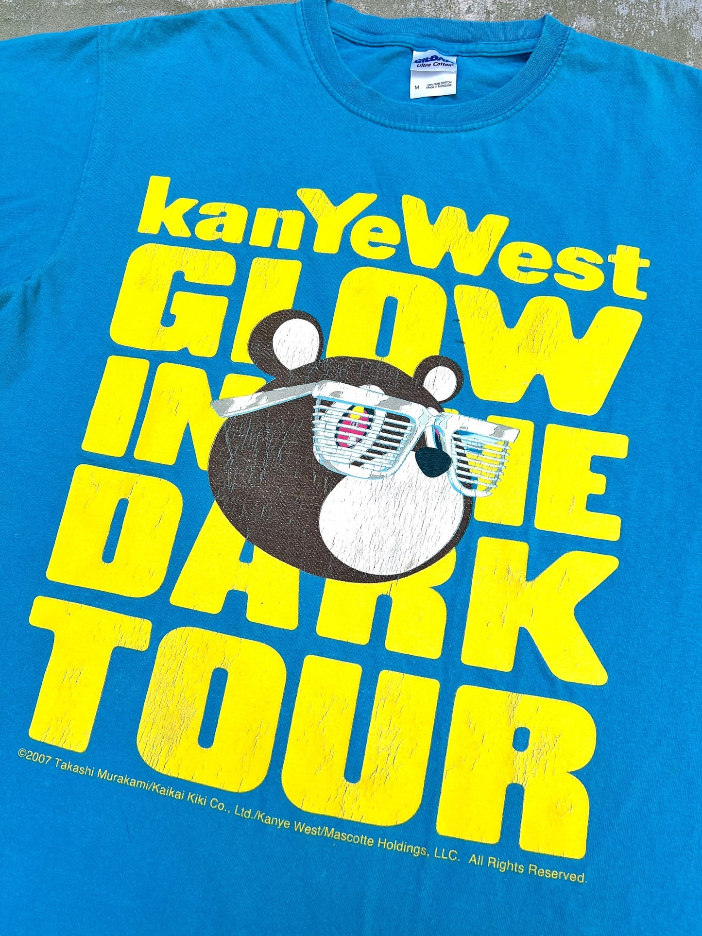 2008 Kanye West Glow In The Dark Tour Tee (M)