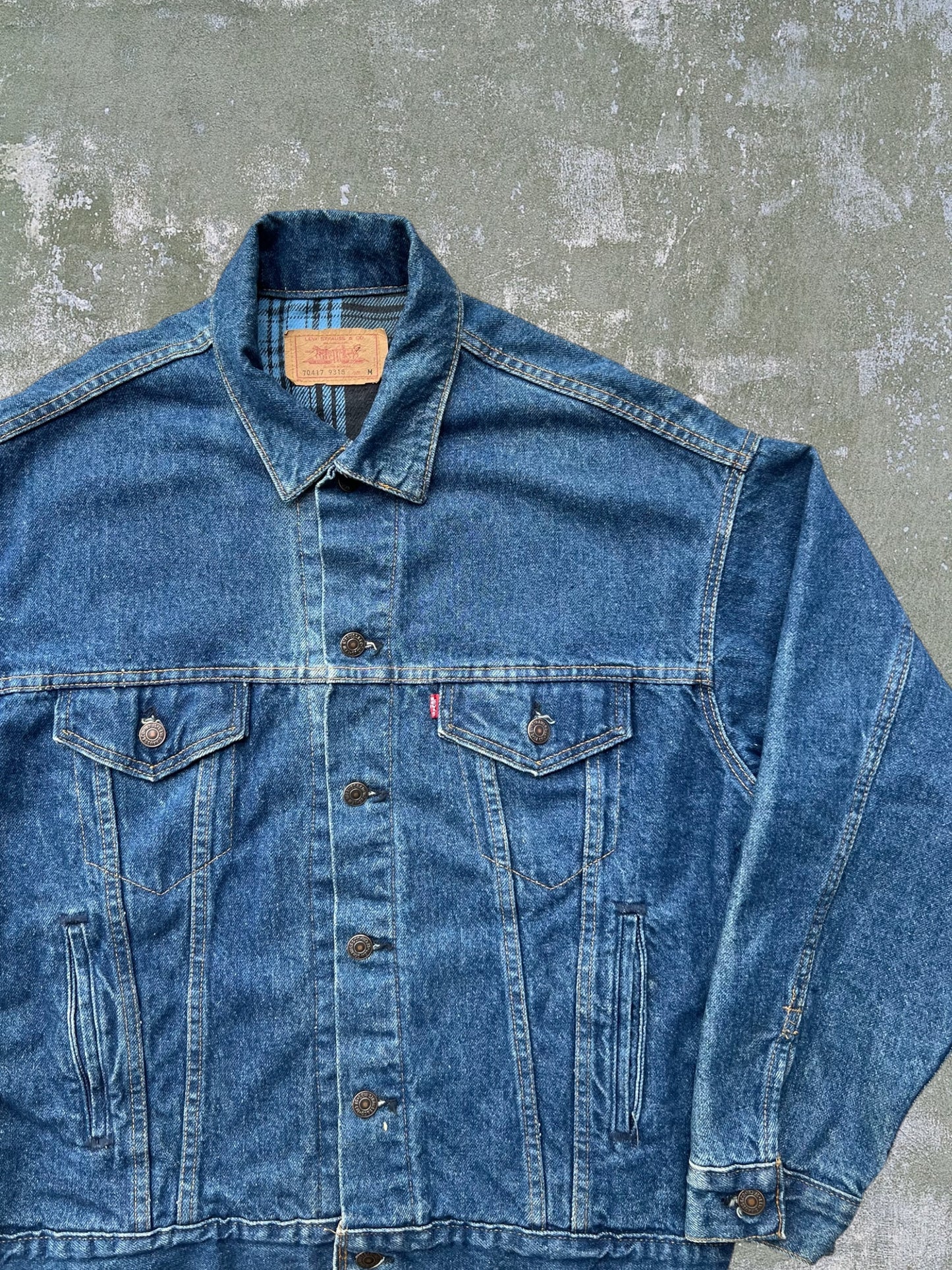 ‘90s Levi’s Flannel Lined Denim Jacket (M)