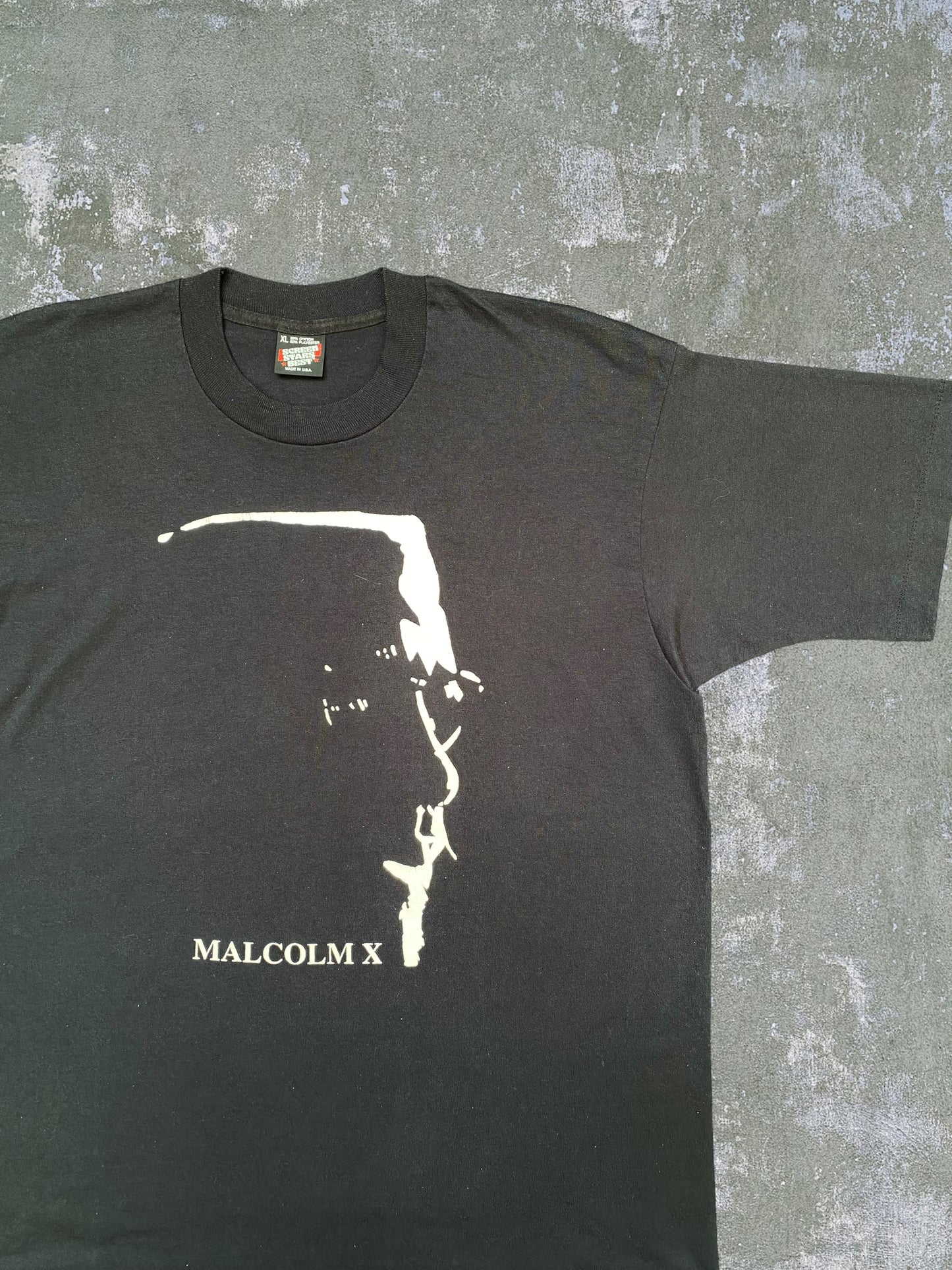 Early-90s Malcolm X Wesleyan University Tee (XL)