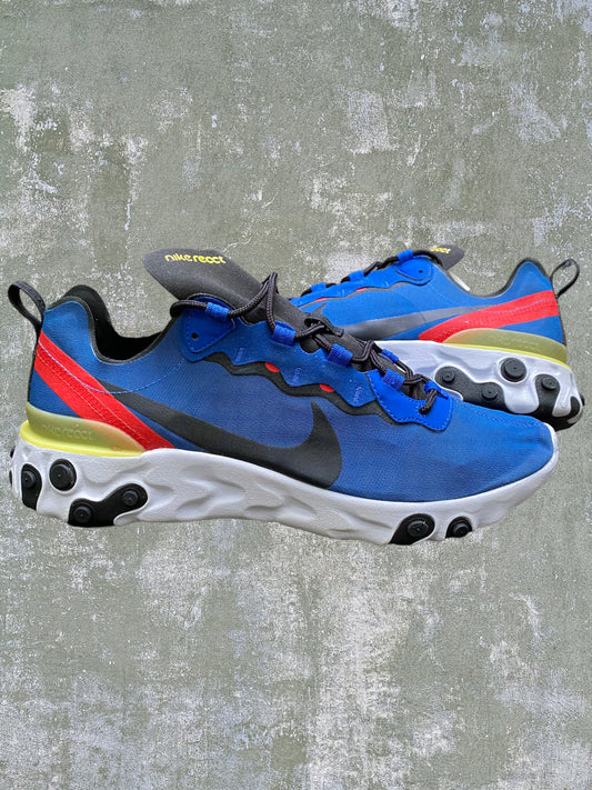 Nike React Element 55 Game Royal (11, Fit 10.5)