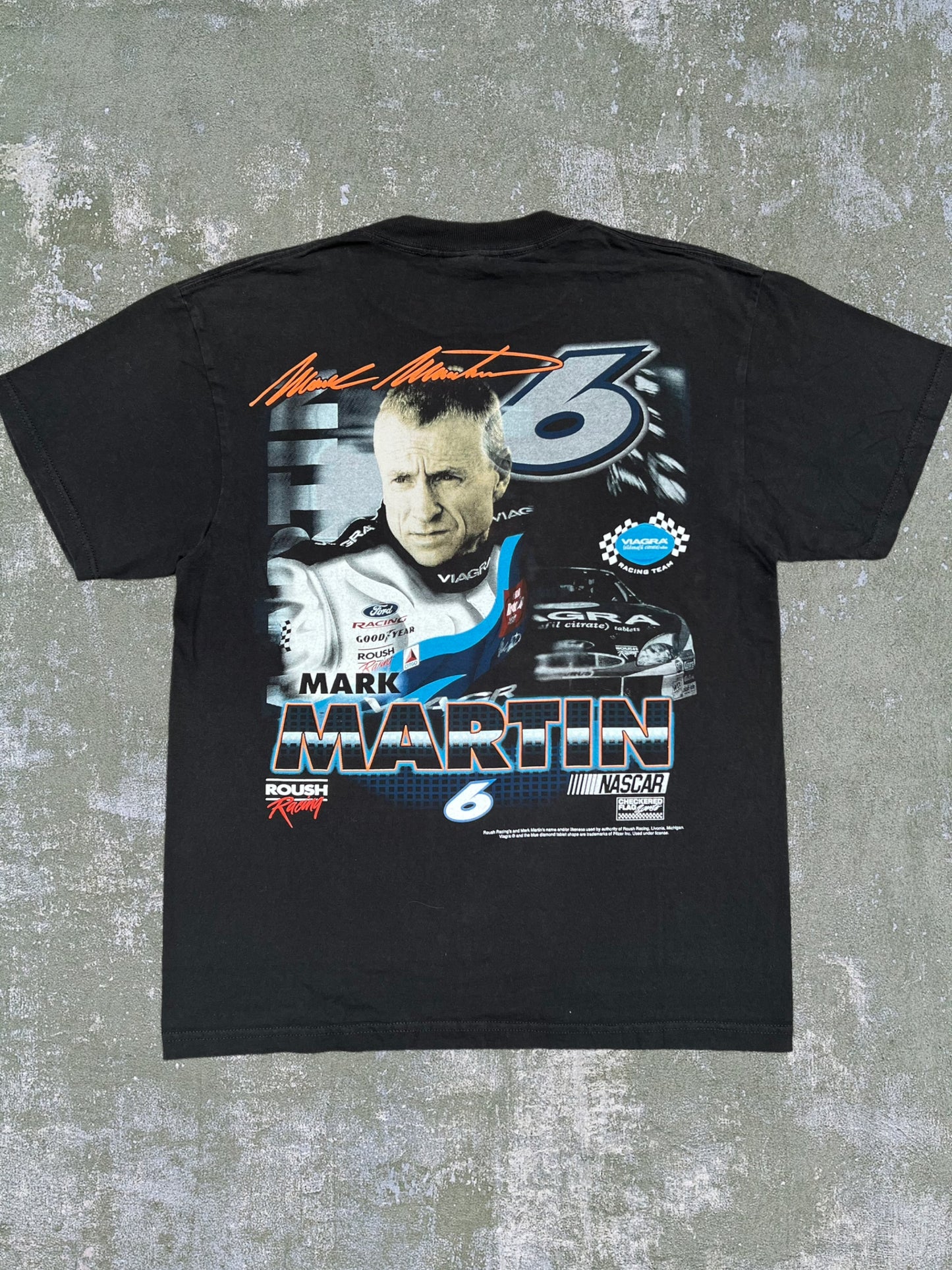 Early-2000s Mark Martin Viagra Racing Tee (M)