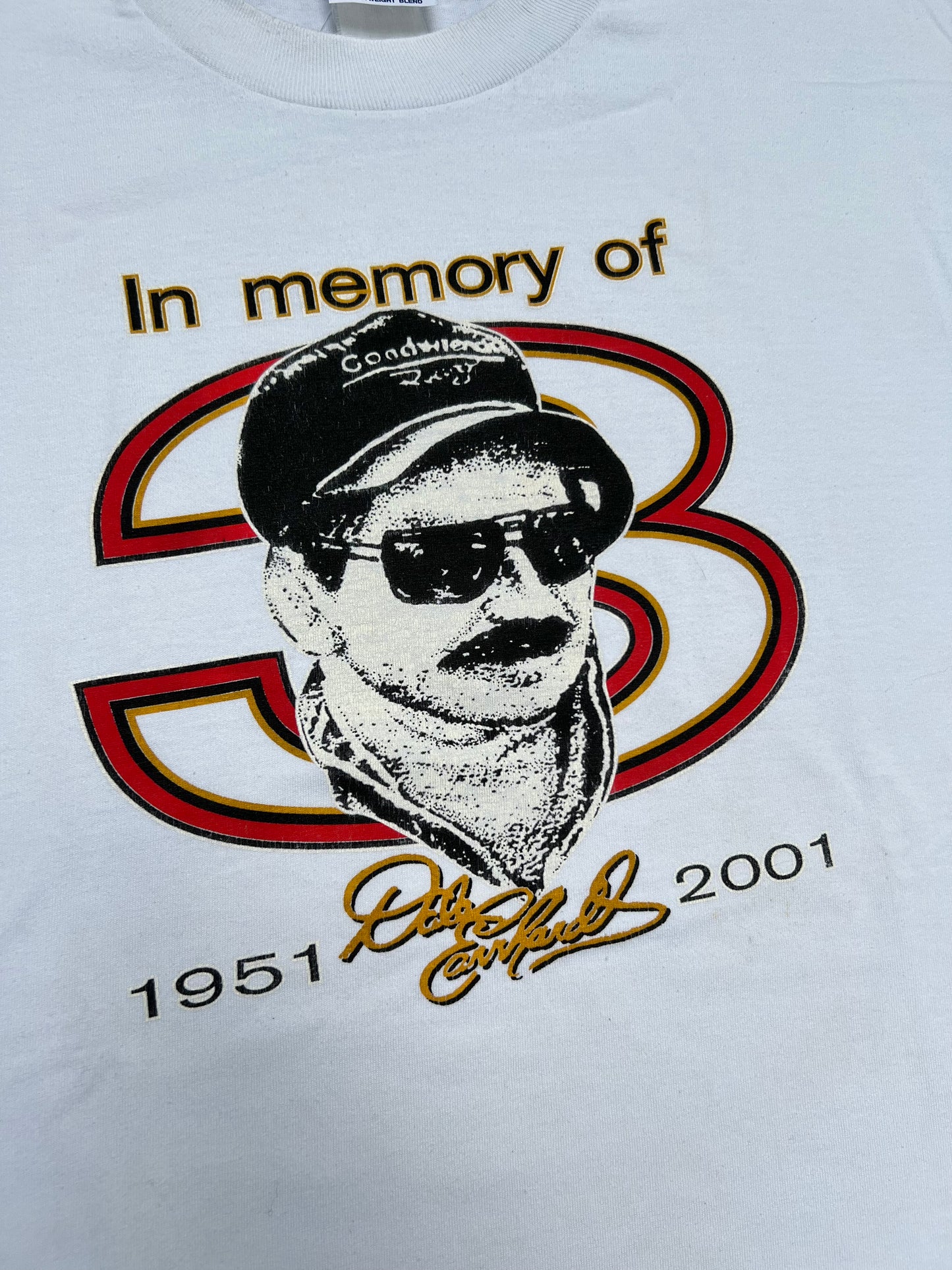 2001 Dale Earnhardt Sr. Memorial Tee (XL)