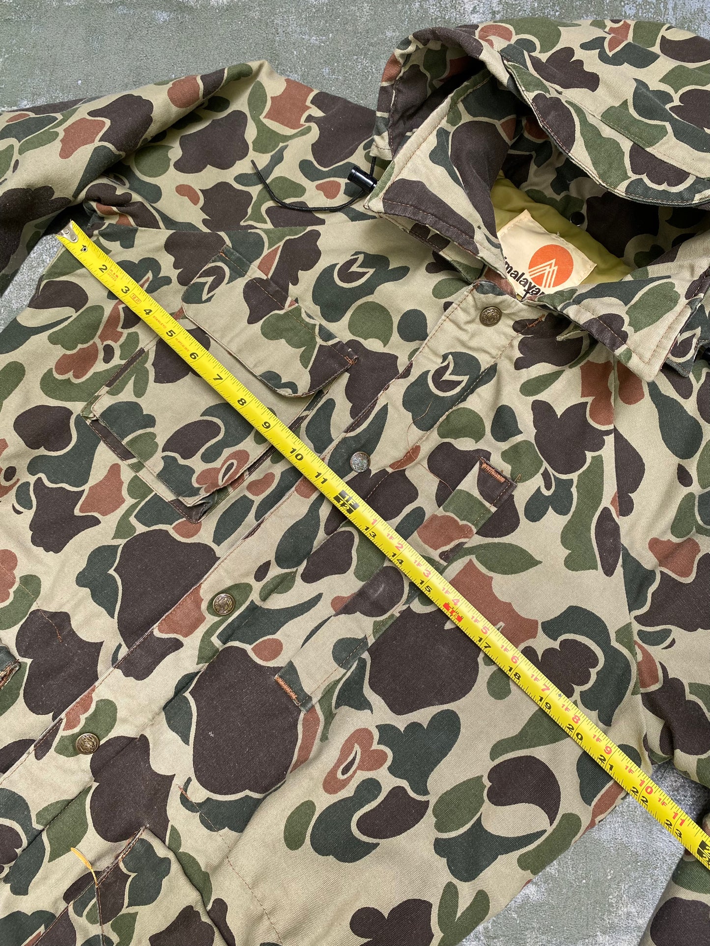 ‘70s/‘80s Himalayan Duck Camo Hunting Jacket (M)