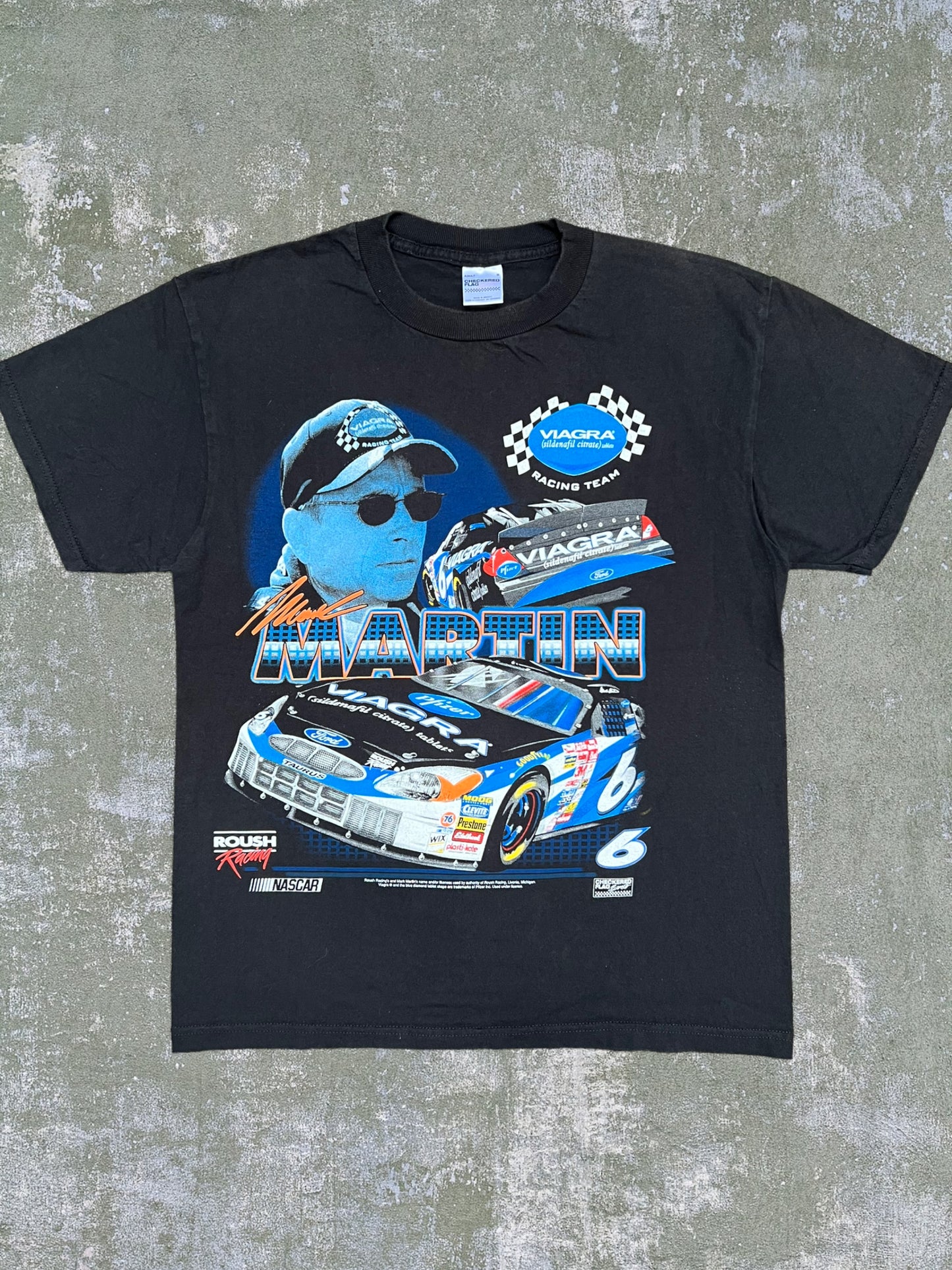 Early-2000s Mark Martin Viagra Racing Tee (M)