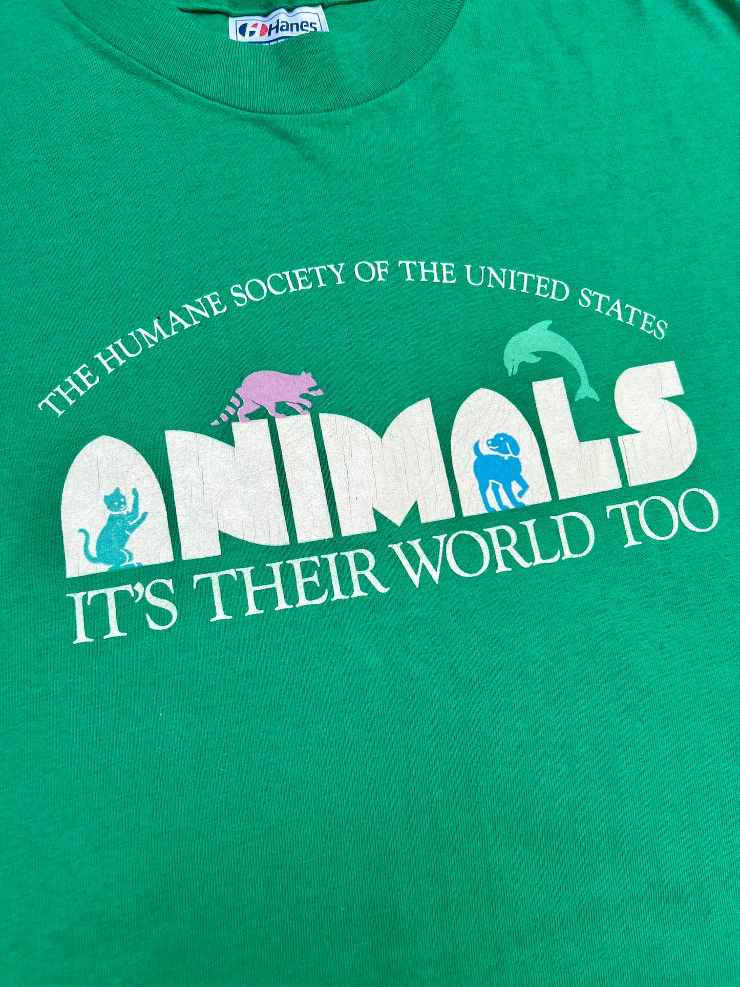 Late-80s/Early-90s Humane Society Tee (XL)