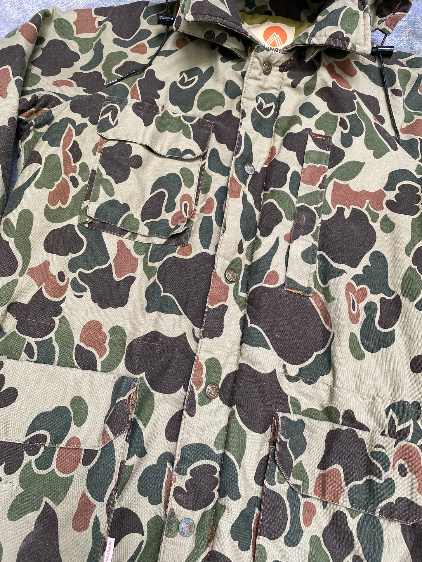 ‘70s/‘80s Himalayan Duck Camo Hunting Jacket (M)