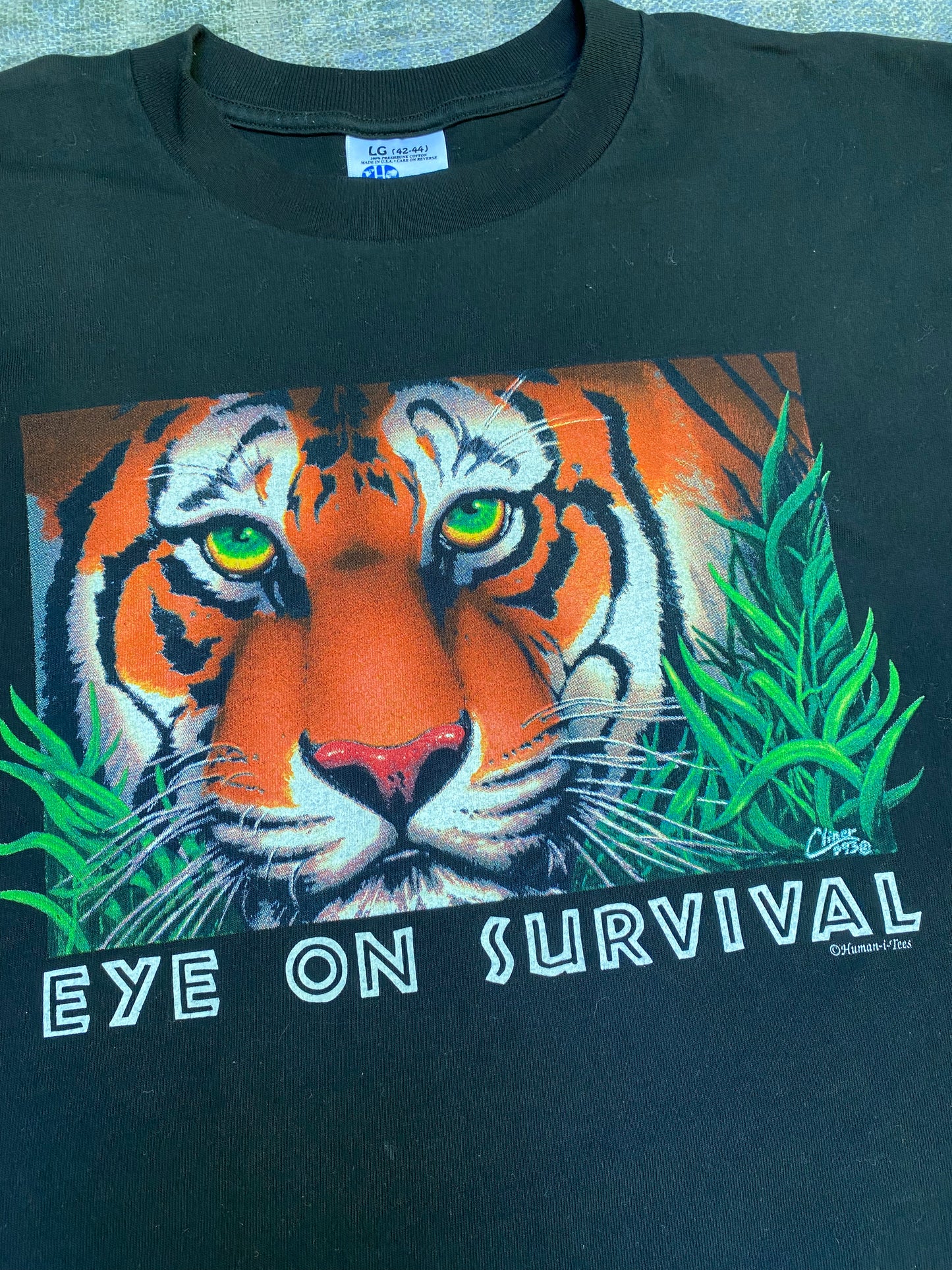 1993 Human-i-Tees Tiger Tee (L)