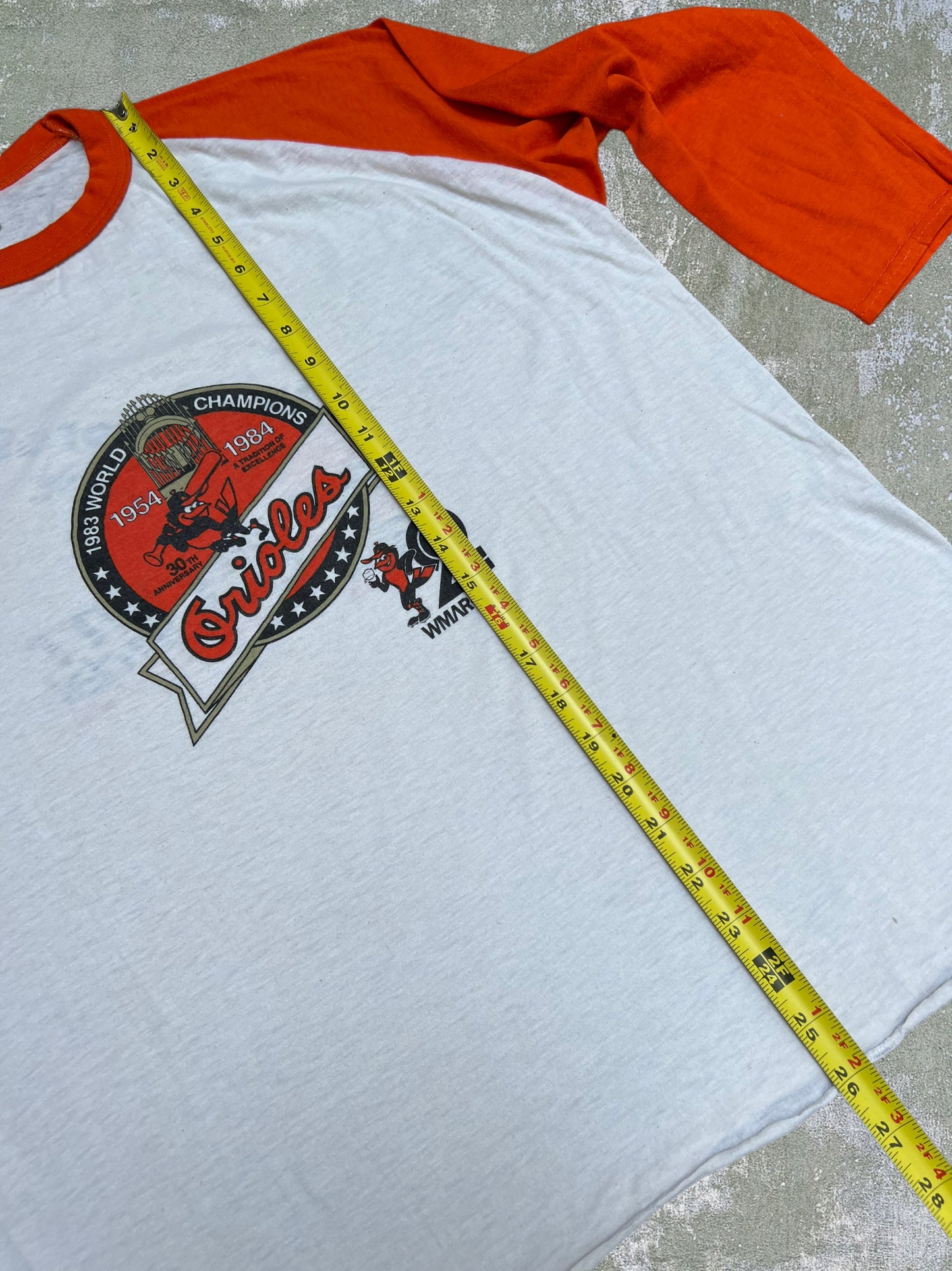 BALTIMORE ORIOLES: WHY NOT? 30TH ANNIVERSARY 1989 WHITE T-SHIRT SGA MLB - XL