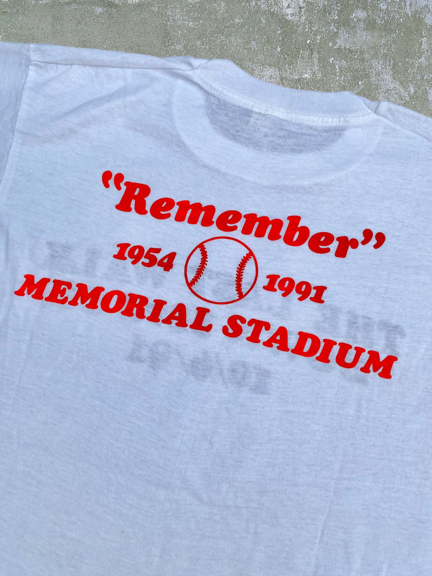 1991 Baltimore Orioles Memorial Stadium Tee (M)