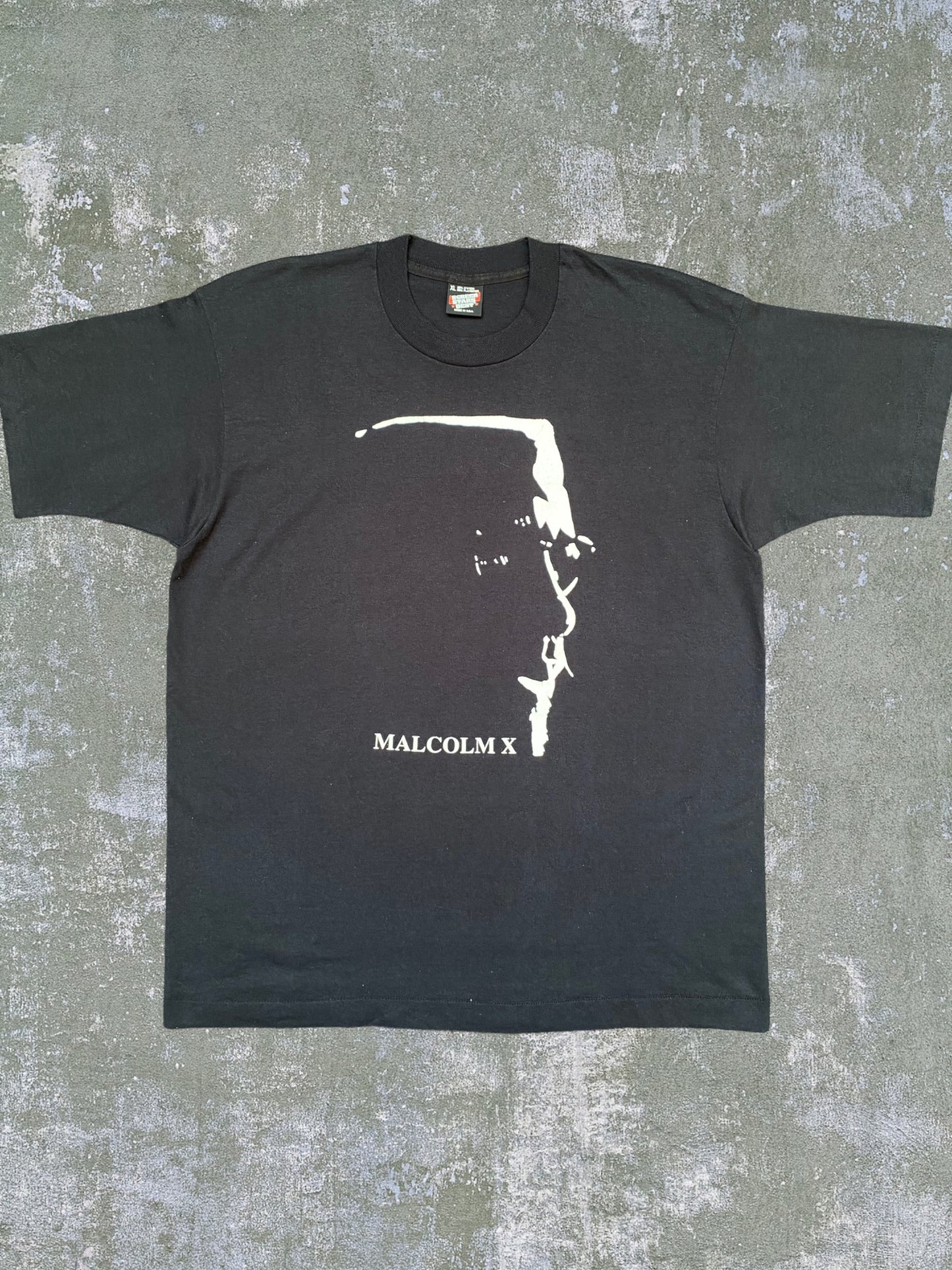 Early-90s Malcolm X Wesleyan University Tee (XL)