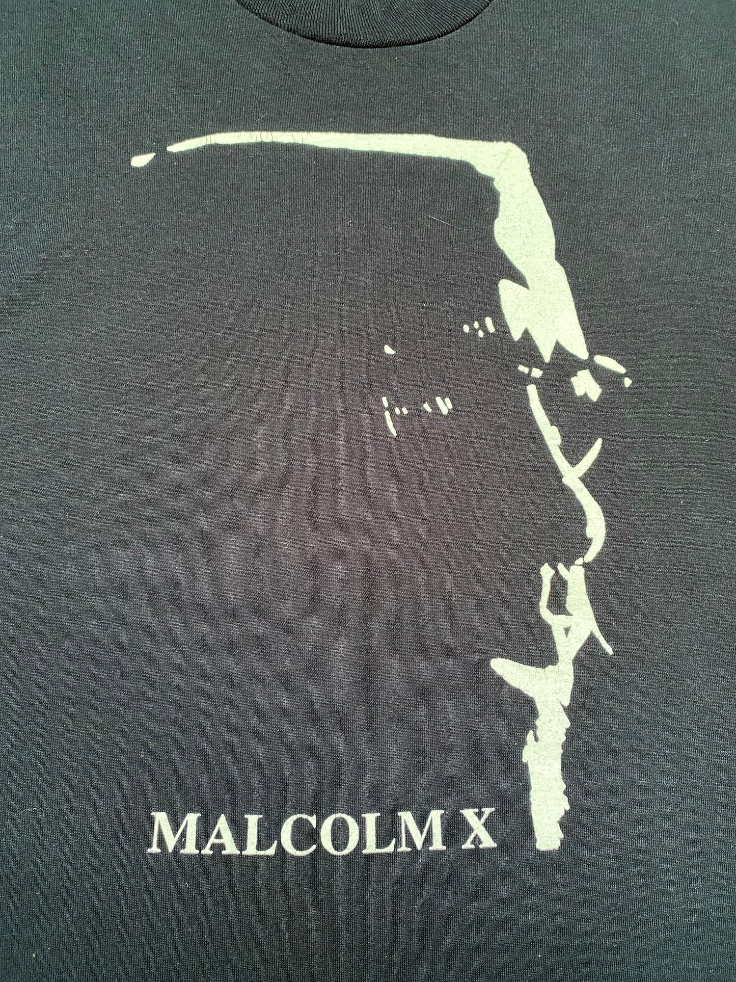 Early-90s Malcolm X Wesleyan University Tee (XL)