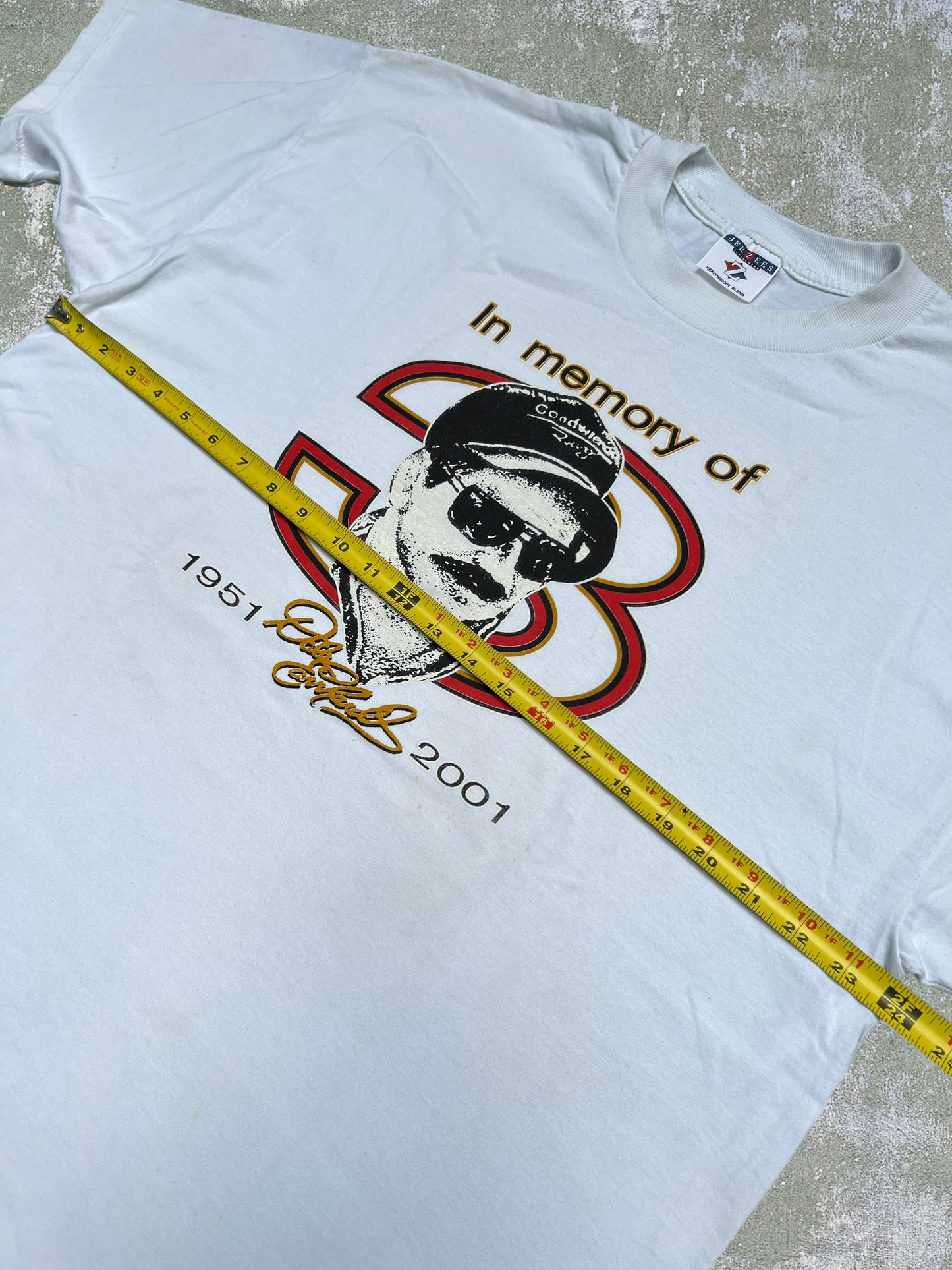 2001 Dale Earnhardt Sr. Memorial Tee (XL)