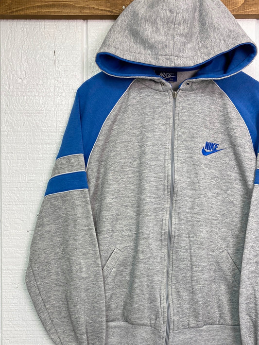 ‘80s Nike Zip Up Hoodie (L)