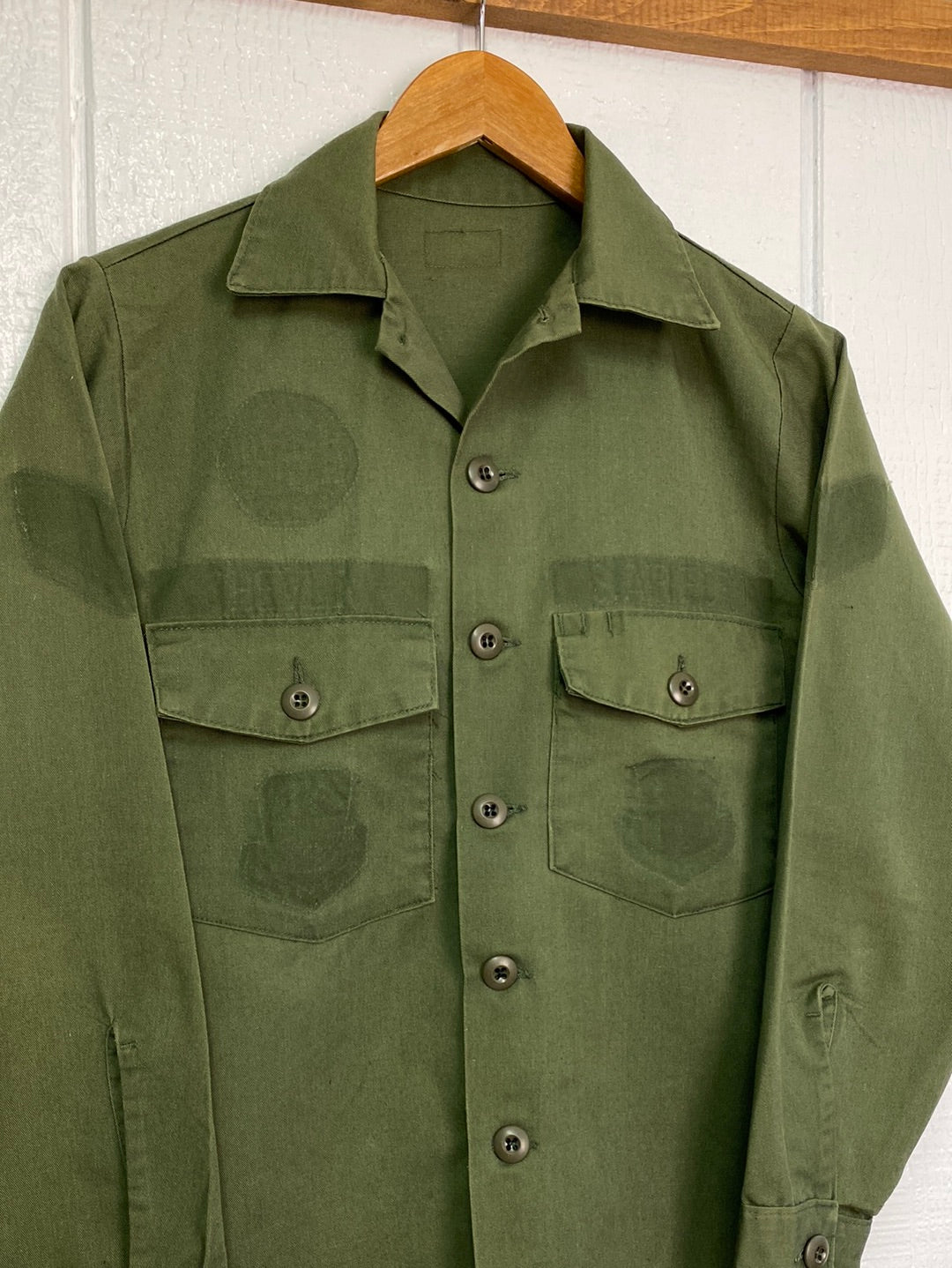 ‘80s US Military OG-507 Shirt (M)