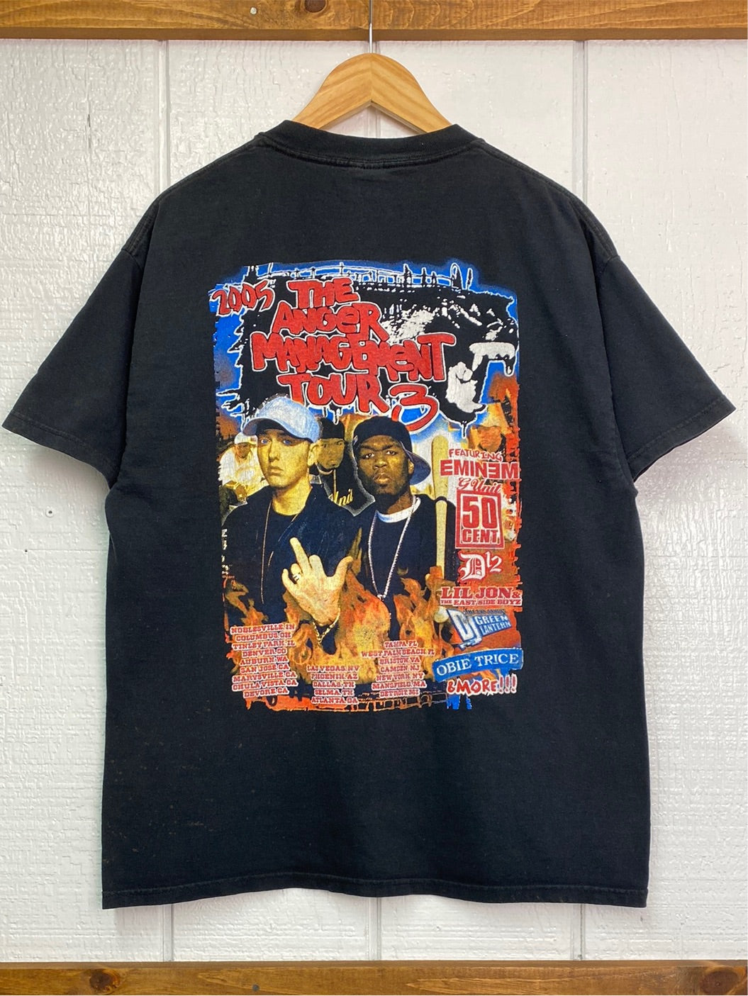 2005 Eminem/50 Cent Anger Management Tour 3 Tee (L)