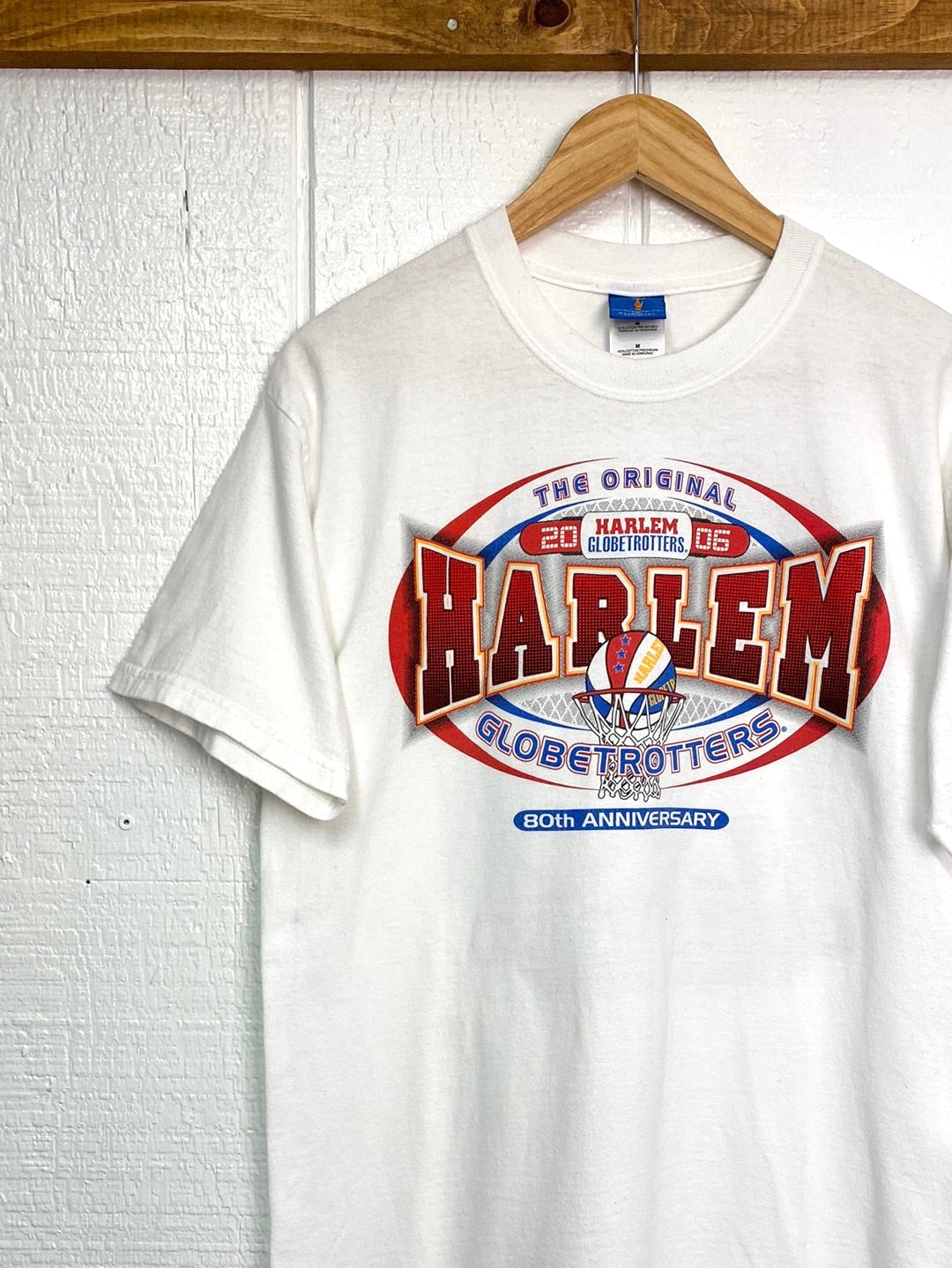 2006 Harlem Globetrotters 80th Anniversary Tee (M)