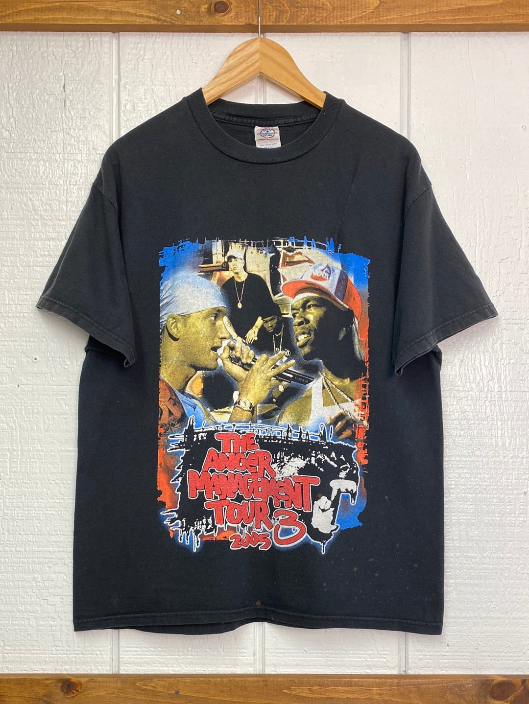 2005 Eminem/50 Cent Anger Management Tour 3 Tee (L)