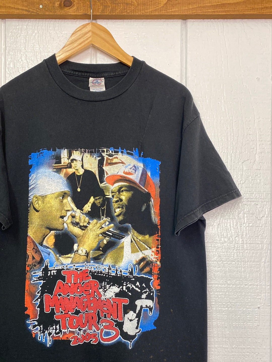 2005 Eminem/50 Cent Anger Management Tour 3 Tee (L)