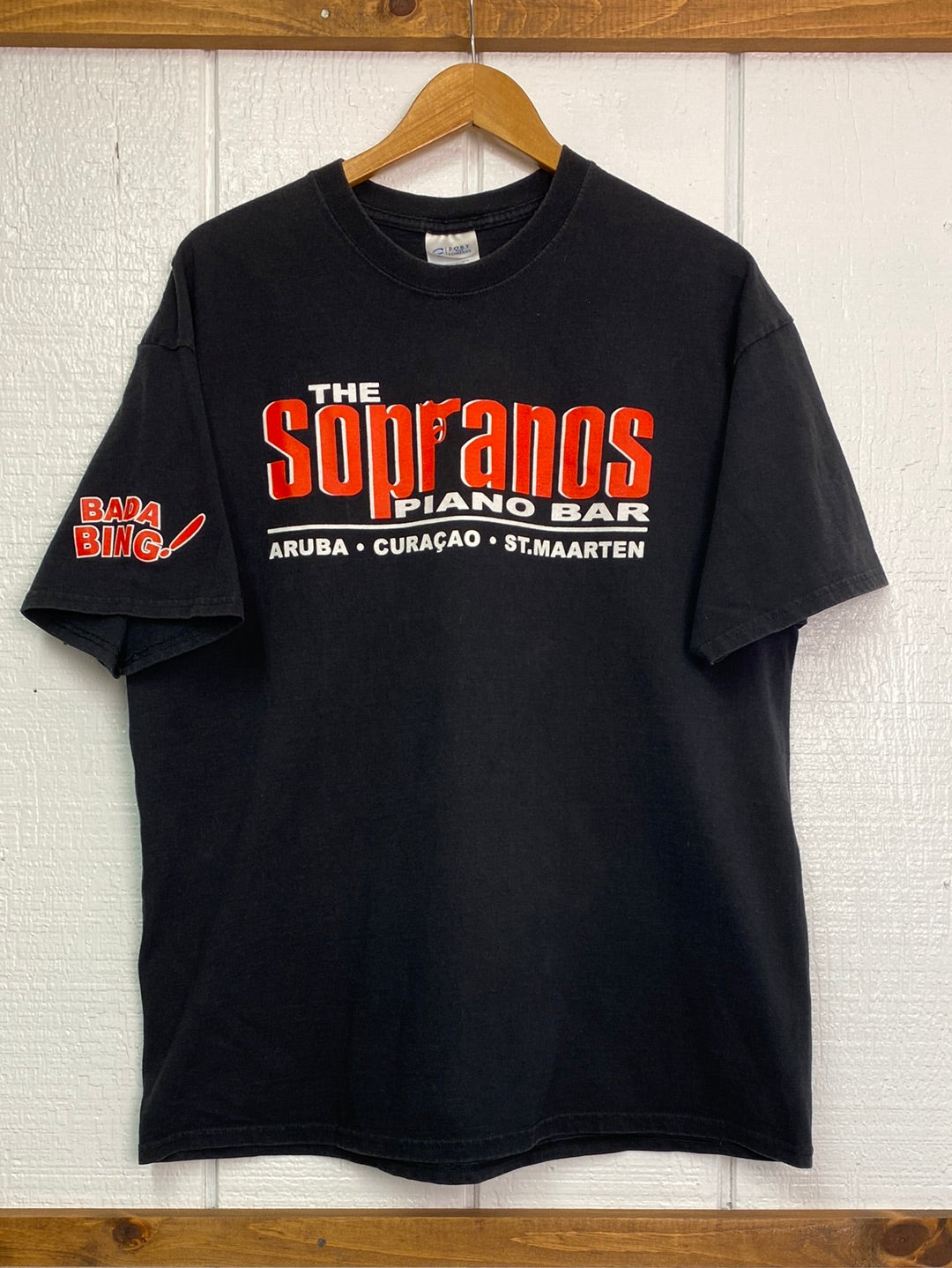 日本最大級 00s THE - Bing Sopranos Logo BADA Clu… Vtg T-Shirt BING