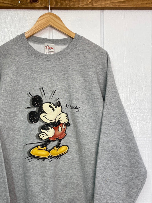 Early-2000s Disney Mickey Mouse Crewneck (L)